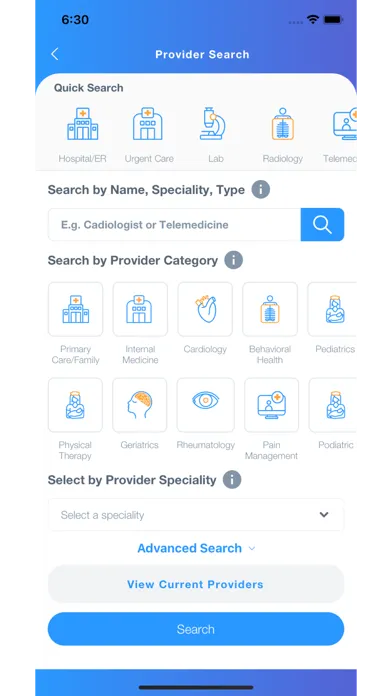 Ảnh chụp màn hình của zConnect Health