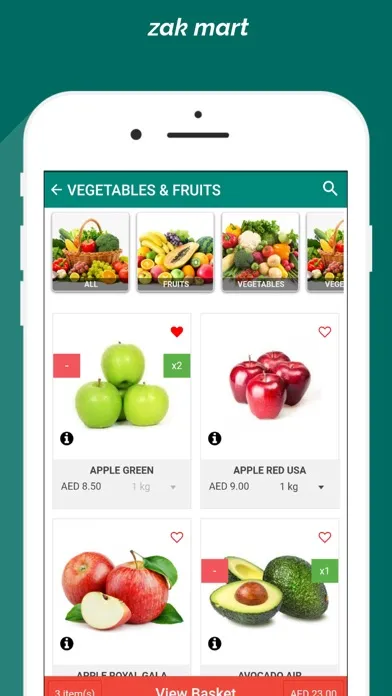 zak mart سکرین شاٹس