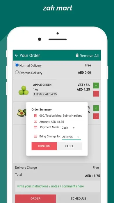 zak mart سکرین شاٹس