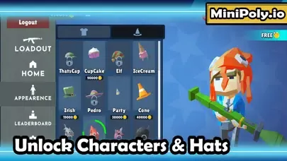 Capturas de tela do MiniPoly.io