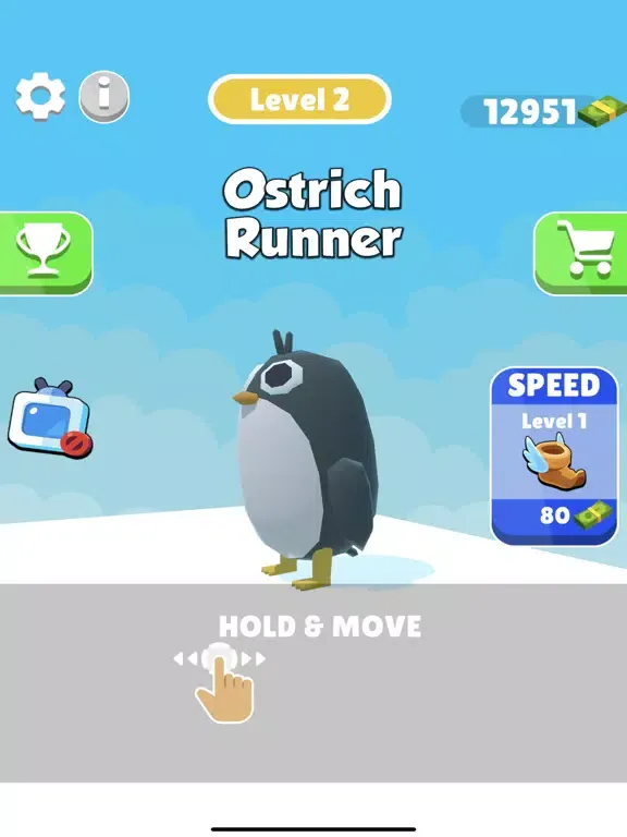 TheOstrichRunner iPad  Screenshots
