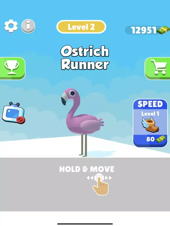 TheOstrichRunner iPad  Screenshots