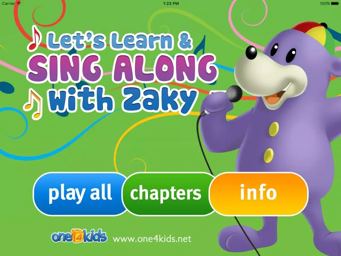 Singalong with Zaky iPad 應用截圖