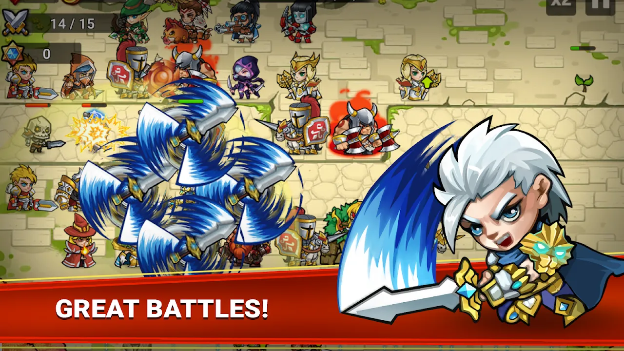 Defense Heroes سکرین شاٹس