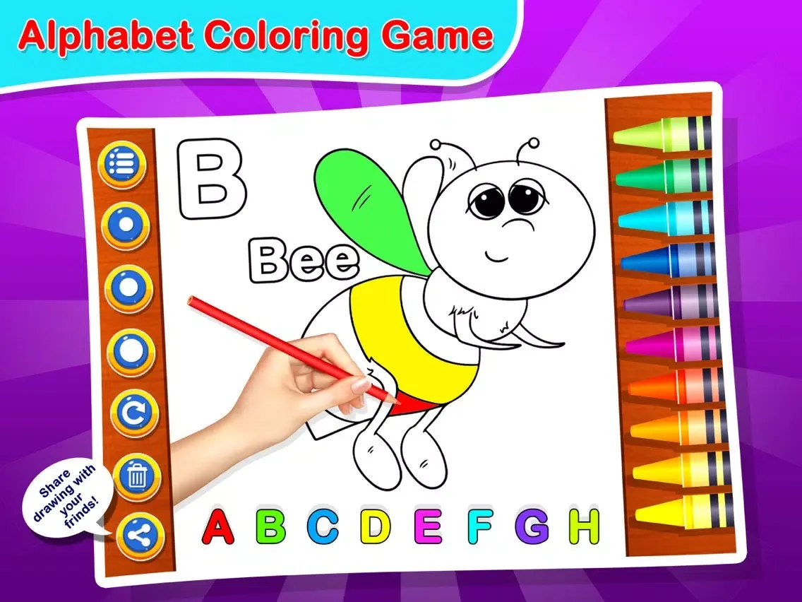 ABC Alphabet Drawing Book iPad  스크린샷