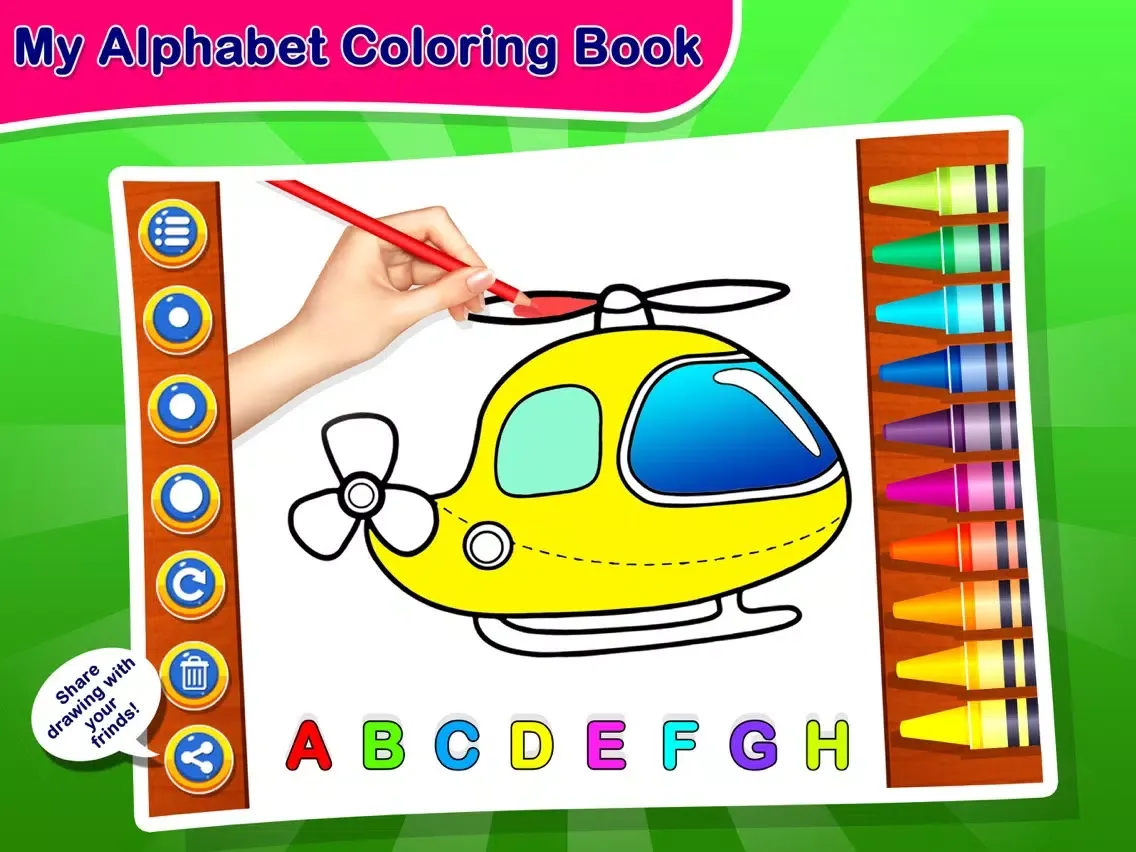 ABC Alphabet Drawing Book iPad  스크린샷