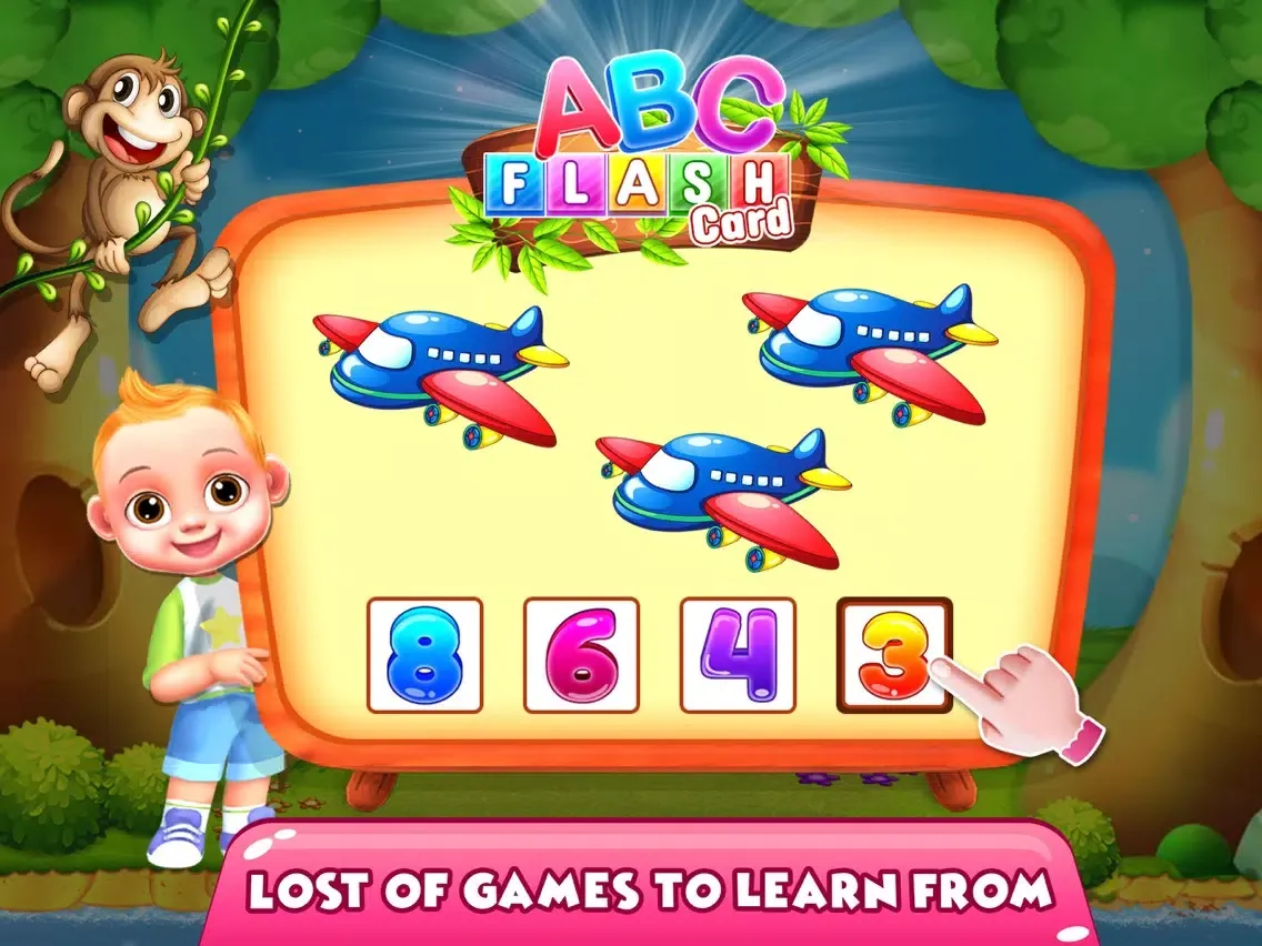 Tangkapan layar ABC Flashcards Learning Game iPad