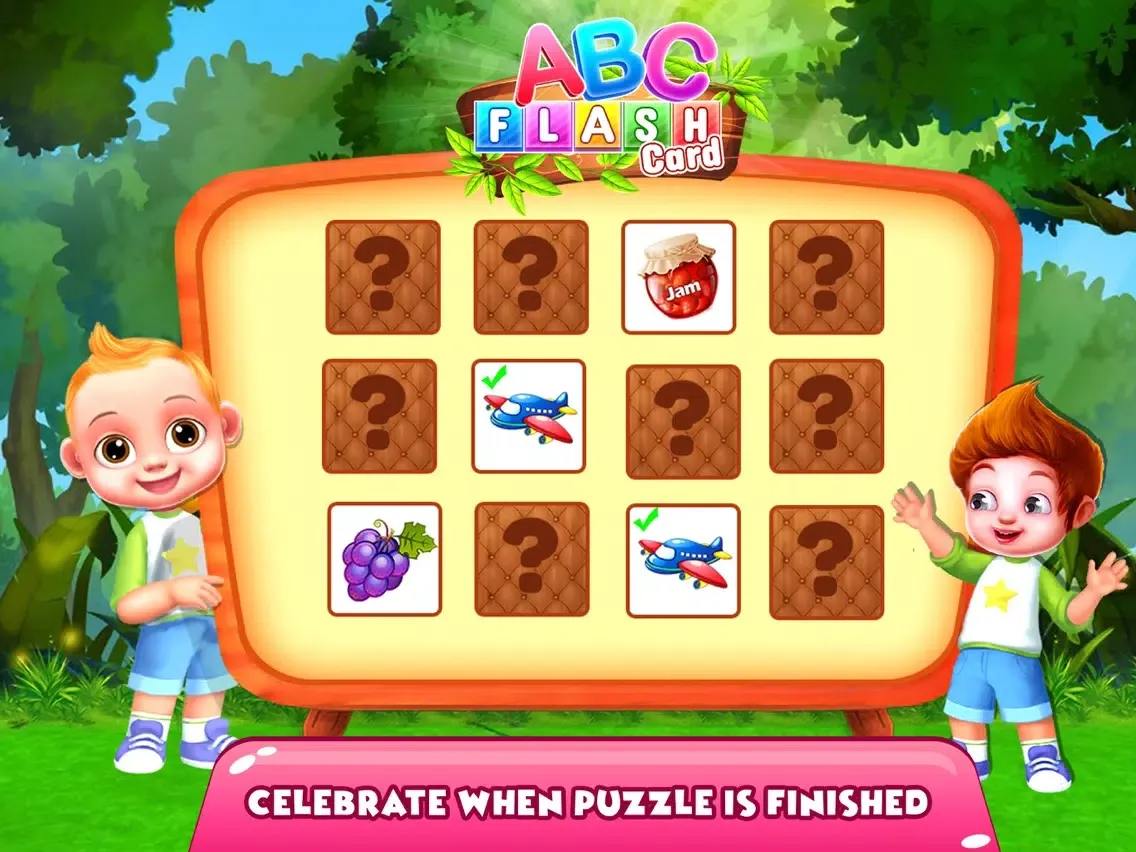 Tangkapan layar ABC Flashcards Learning Game iPad
