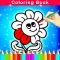 Flower Coloring Book - Drawing