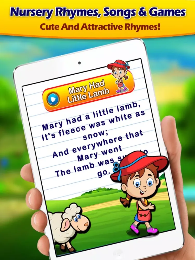 Zrzuty ekranu Nursery Rhymes - English Poem iPad 