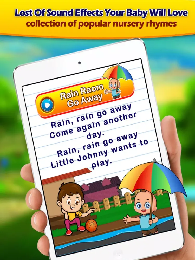 Zrzuty ekranu Nursery Rhymes - English Poem iPad 