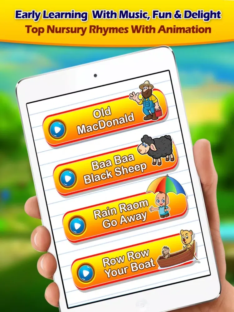Zrzuty ekranu Nursery Rhymes - English Poem iPad 