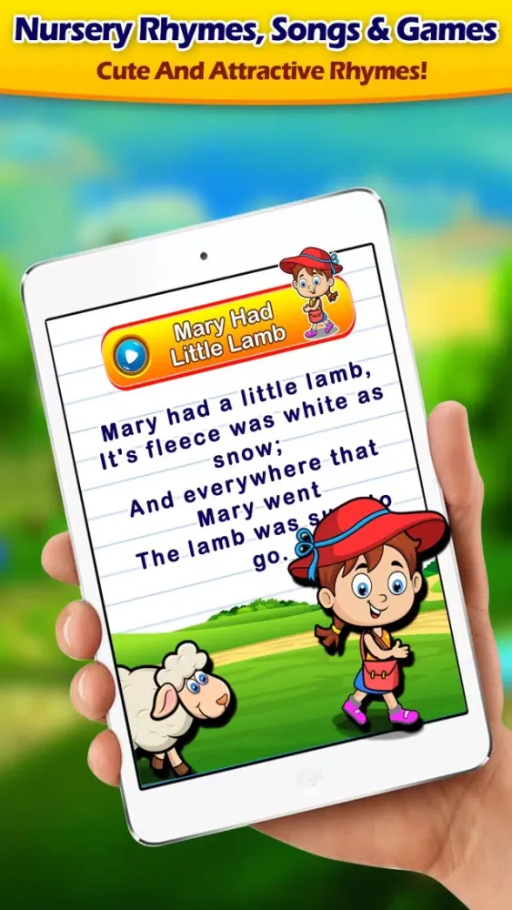 Zrzuty ekranu Nursery Rhymes - English Poem