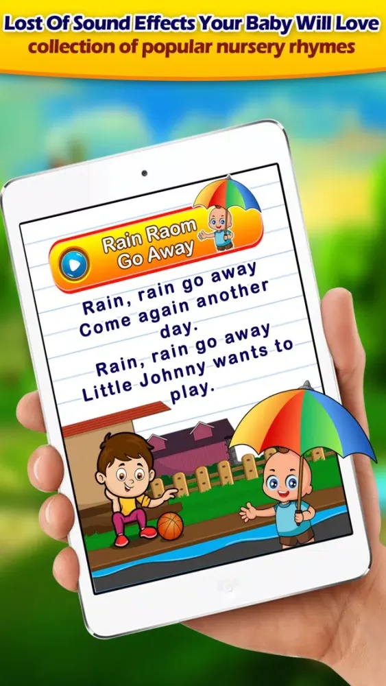 Zrzuty ekranu Nursery Rhymes - English Poem