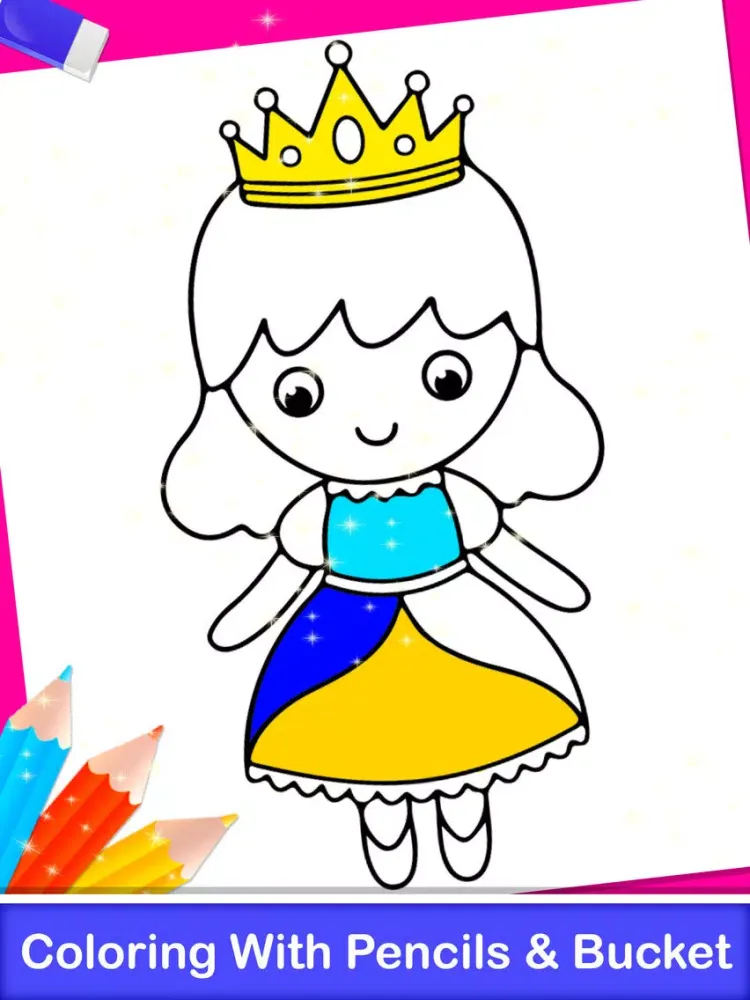 تصاویر Little Princess Color Book iPad 