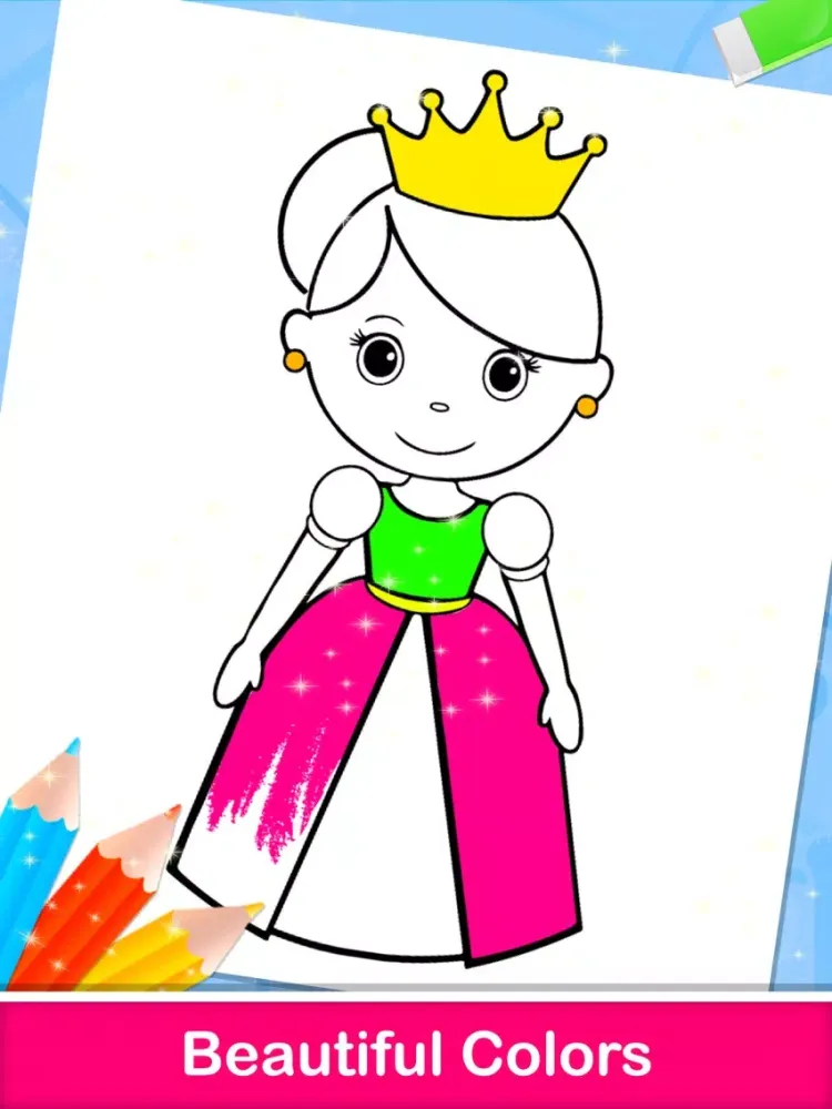 تصاویر Little Princess Color Book iPad 