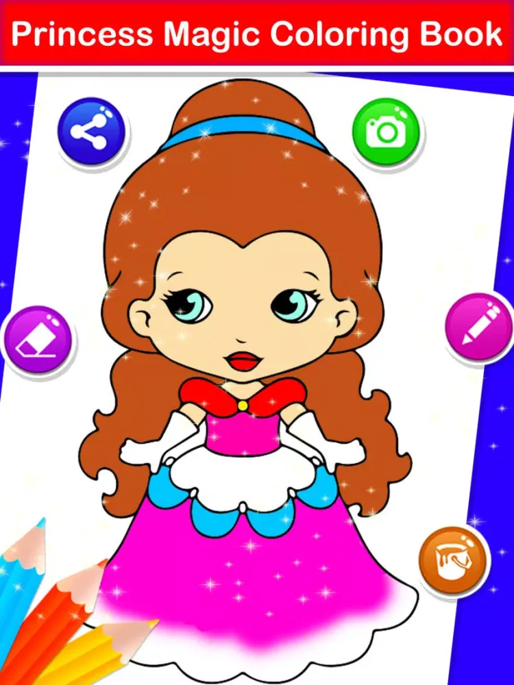 تصاویر Little Princess Color Book iPad 