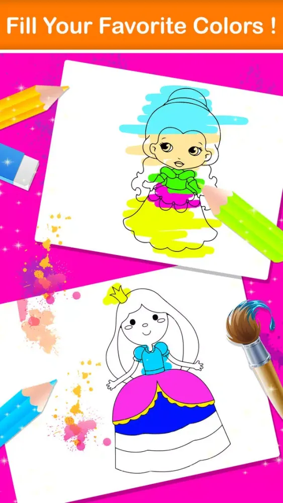تصاویر Little Princess Color Book