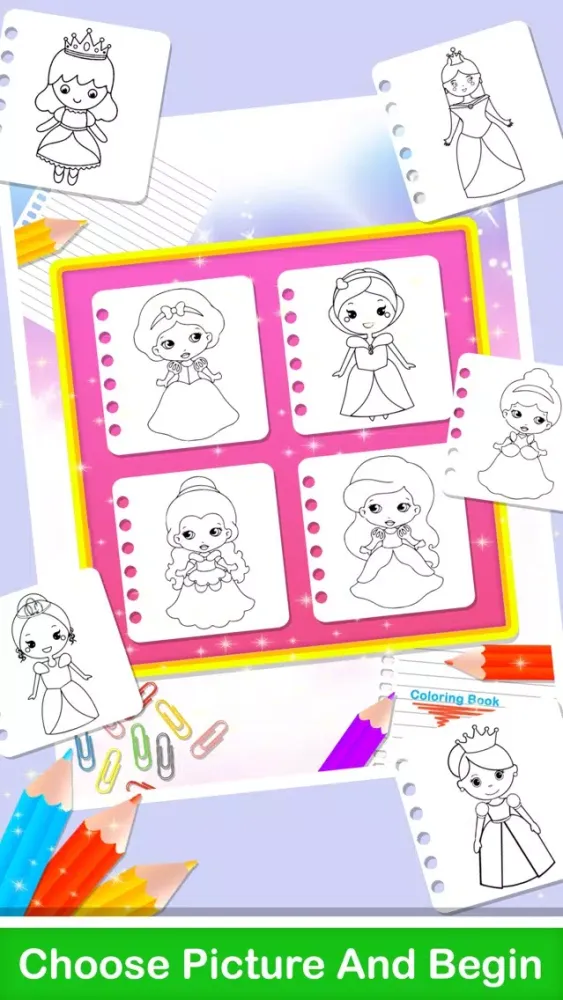 تصاویر Little Princess Color Book