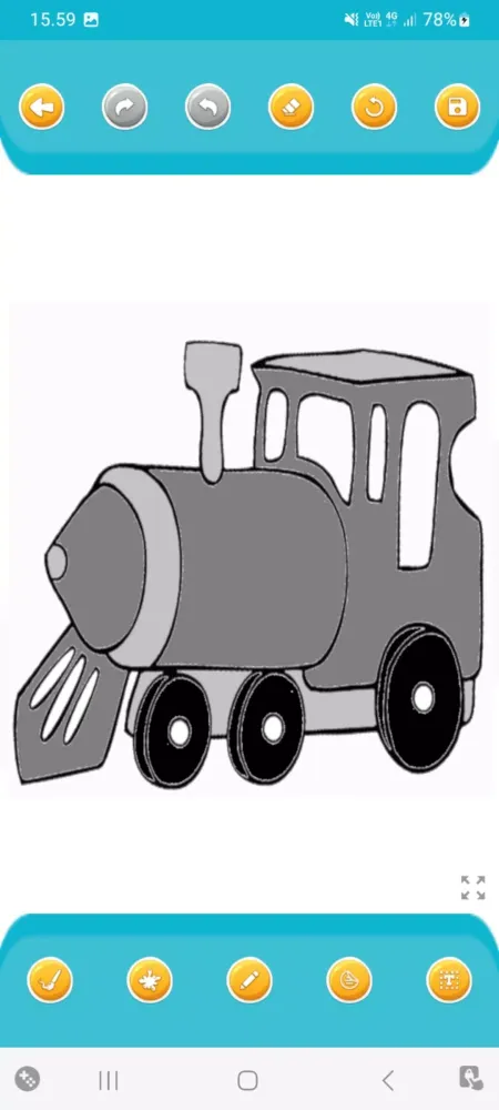 ภาพหน้าจอของ Train Speeds Coloring Books