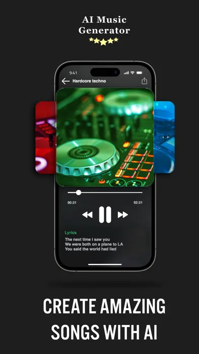 Tangkapan layar MusicAi: Generate Music & Song