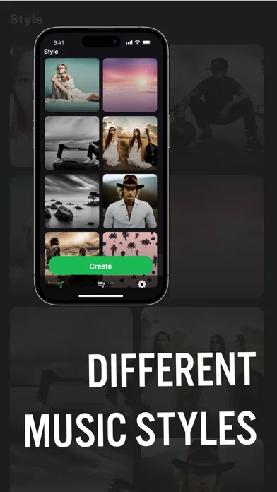 Tangkapan layar MusicAi: Generate Music & Song