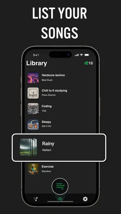 Tangkapan layar MusicAi: Generate Music & Song