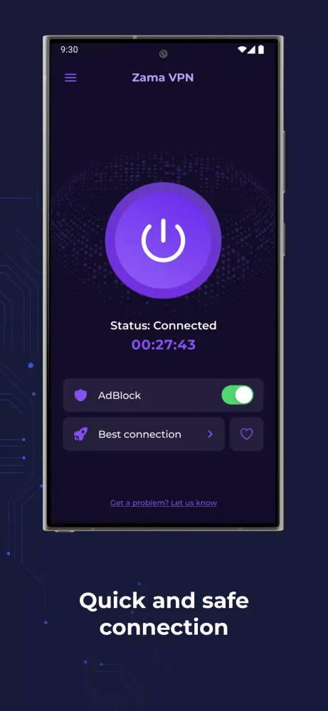 ZamaVPN: Fast VPN Unlimited स्क्रीनशॉट