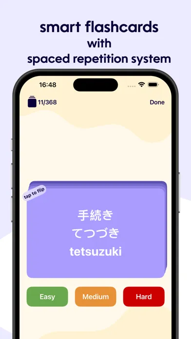 Learn Japanese Vocabulary Screenshots