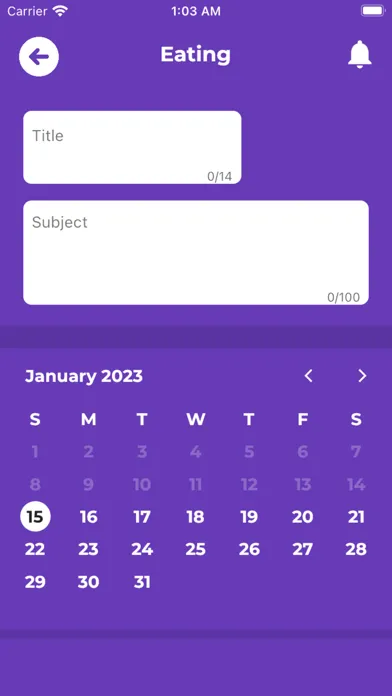 Capturas de tela do Time - Assistant