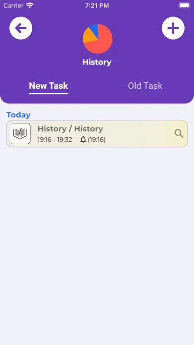 Capturas de tela do Time - Assistant
