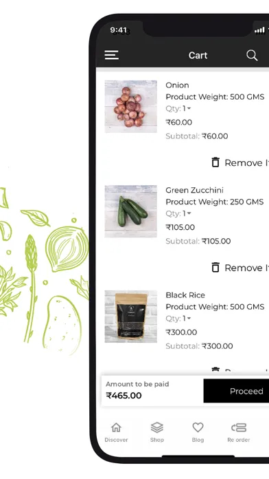 Zama Organics سکرین شاٹس