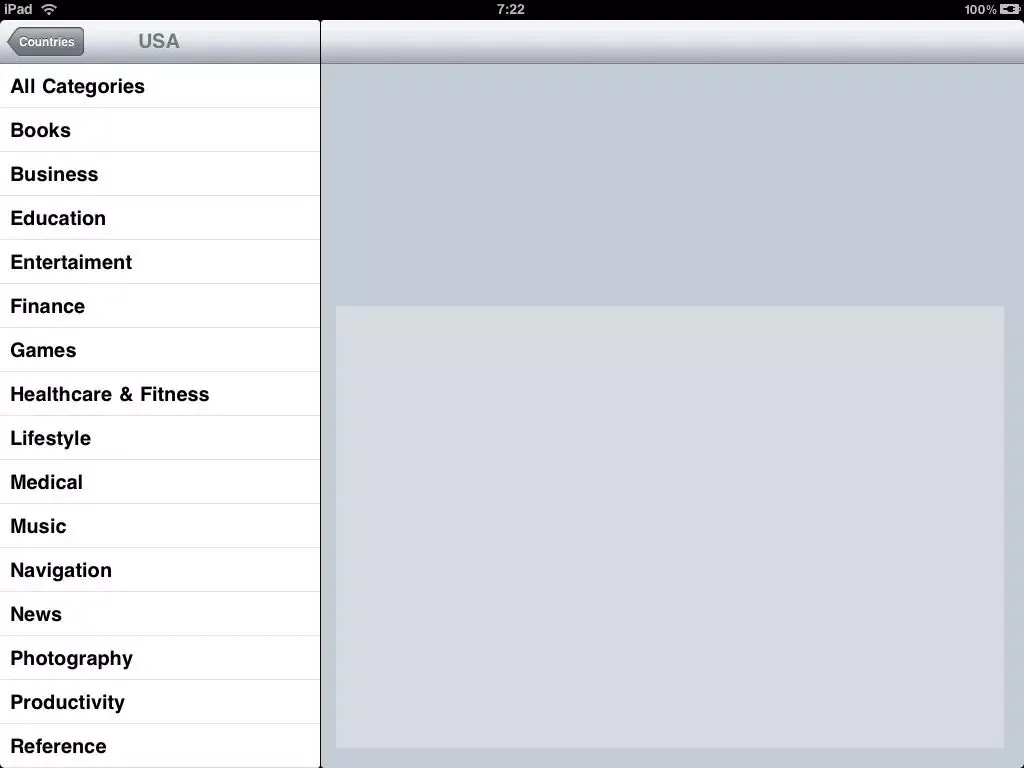 AppsMosaic iPad  스크린샷