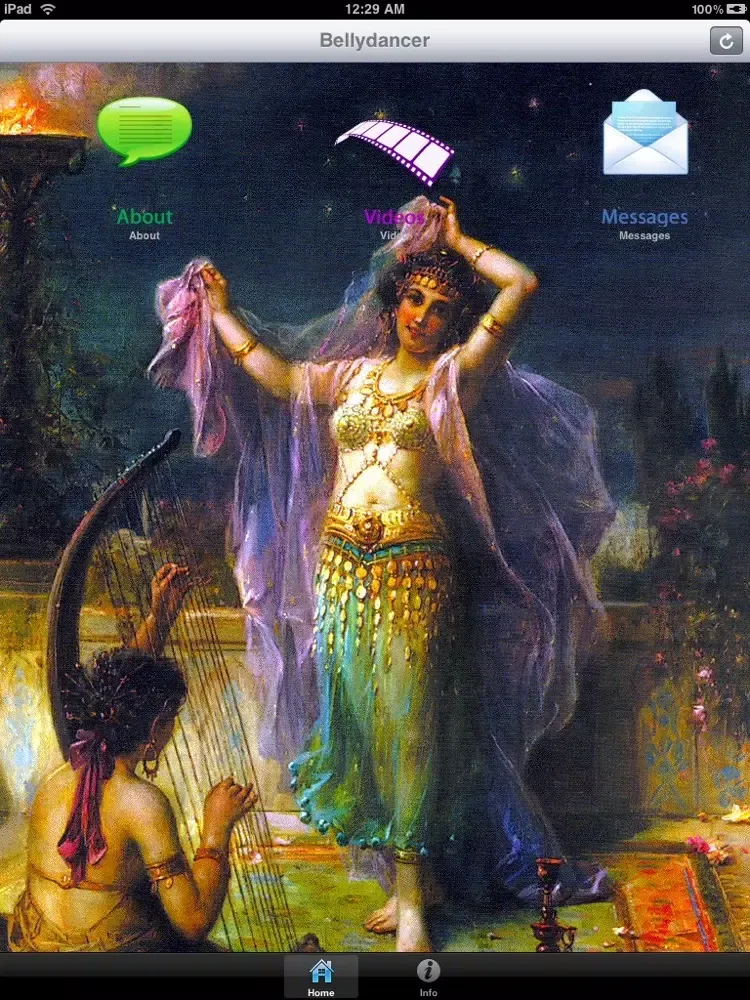 Screenshot di Bellydancer iPad 