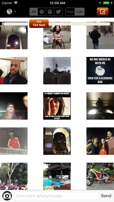Capturas de tela do Vibe