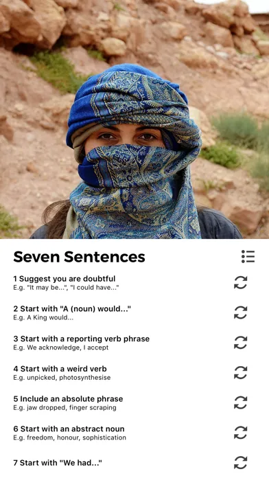 Writing Roulette - Writing app to inspire all authors everywhere 스크린샷