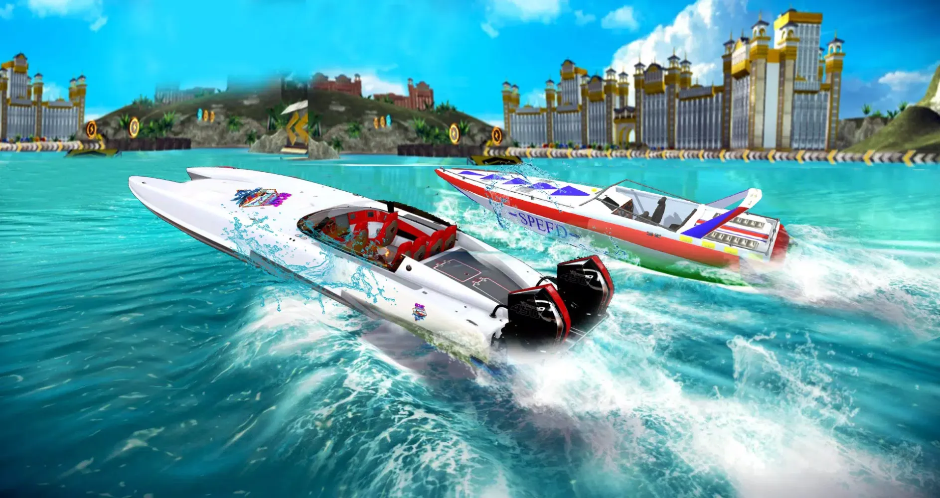 Скриншоты Ski Boat Racing: Jet Boat Game