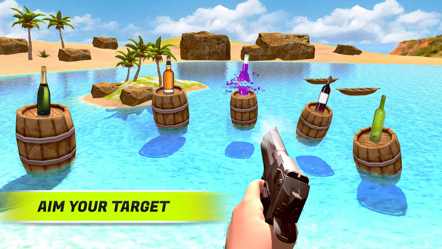 Shoot a Bottle: Shooting Games Screenshots