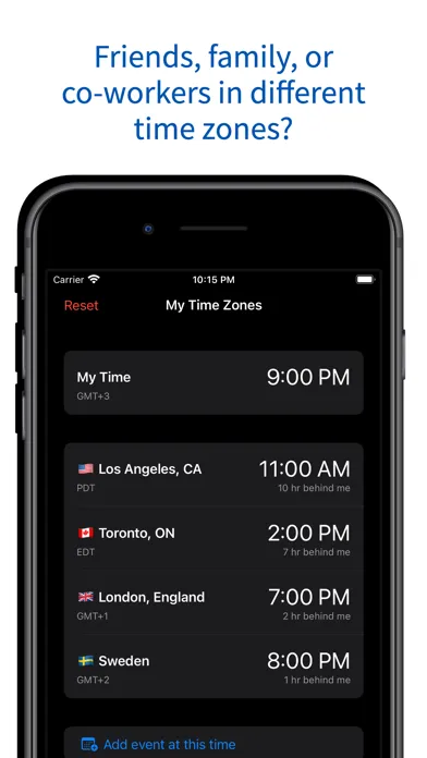 My Time Zones: Slick Converter Screenshots