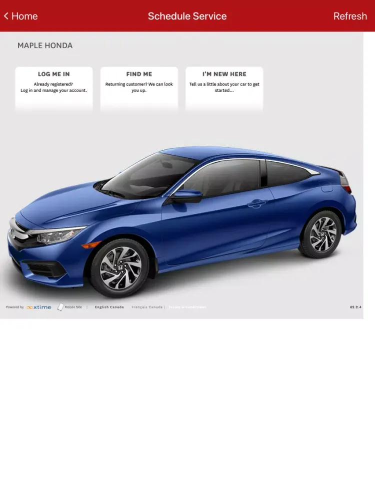 Скриншоты Maple Honda Dealer App iPad 