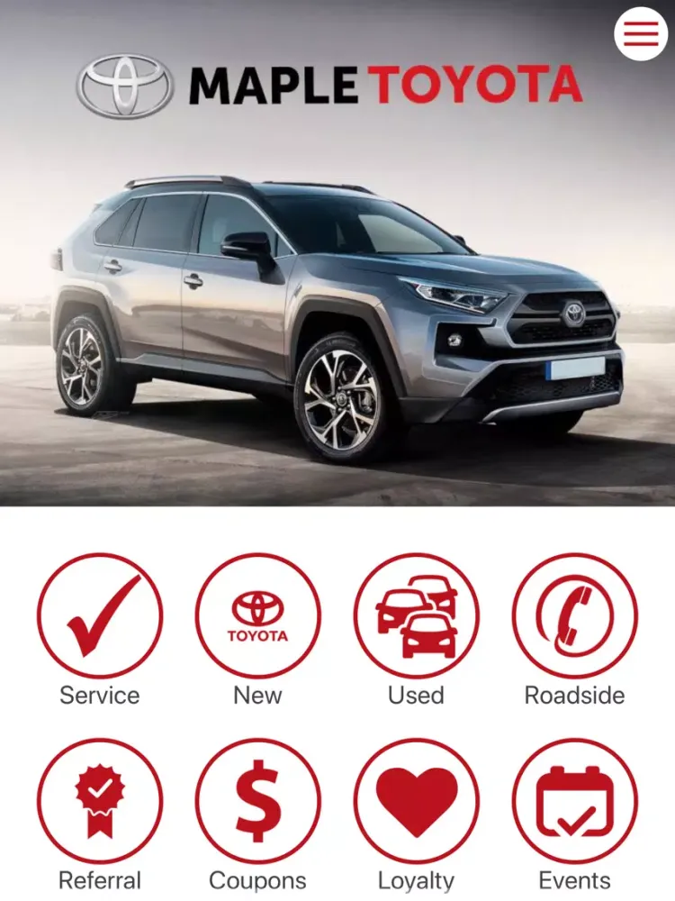 Maple Toyota iPad 应用截图