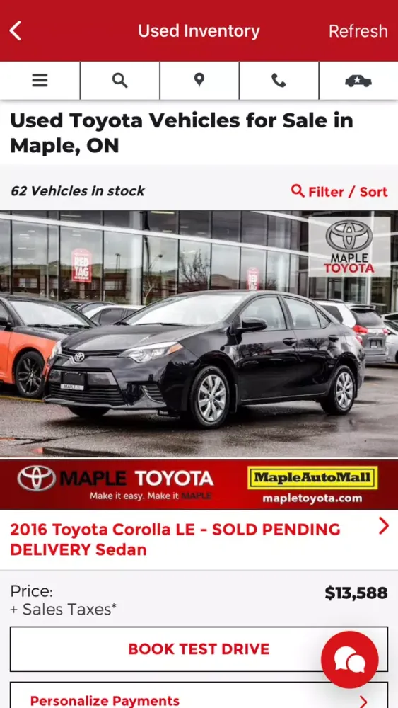 Maple Toyota应用截图