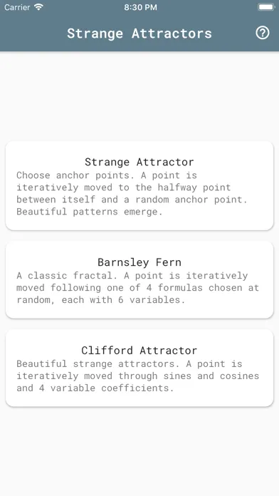 ZP Strange Attractors Screenshots