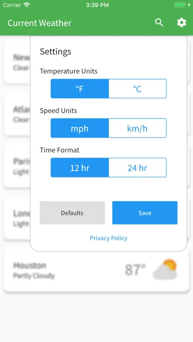 ZP Weather スクリーンショット