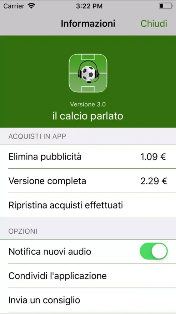 Capturas de pantalla de Il calcio parlato