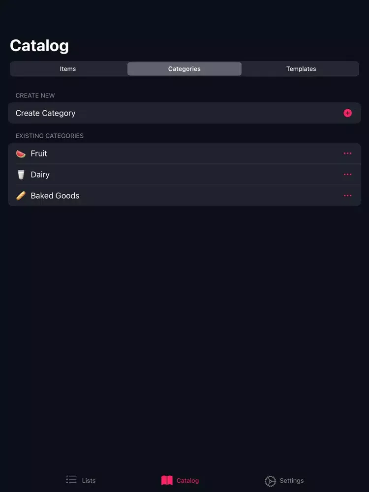 Скриншоты Melon: Groceries Shopping List iPad 