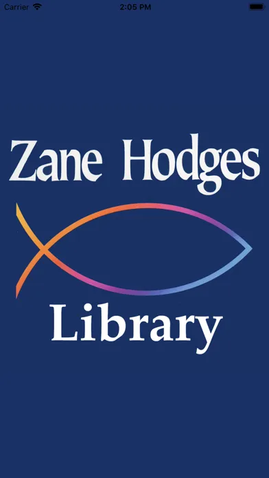 Zane Hodges Library スクリーンショット