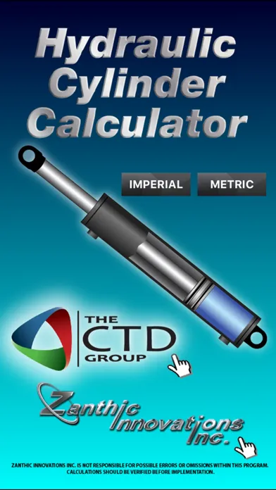 Free Hydraulic Cylinder Calculator スクリーンショット