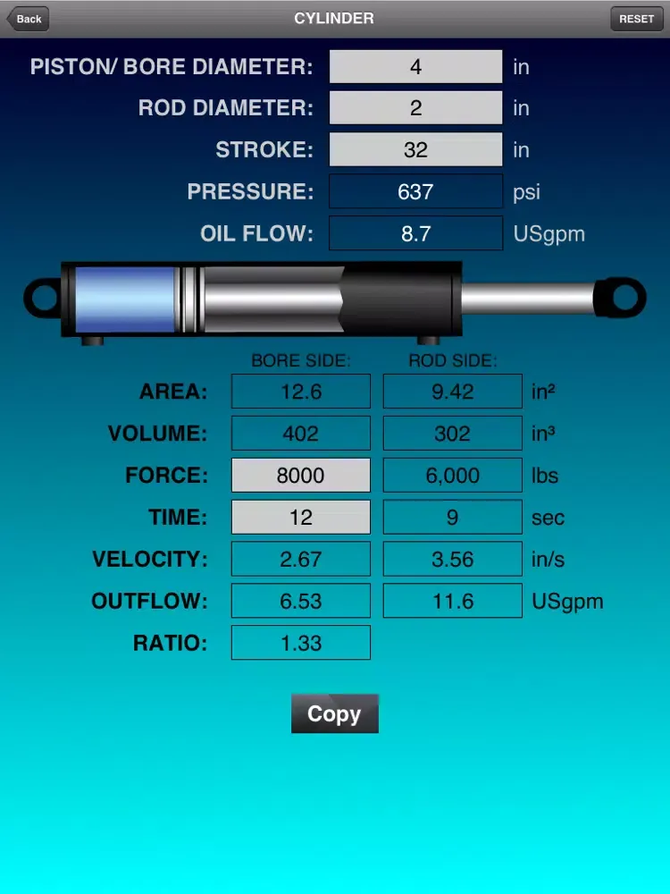 Hydraulic Calculator iPad  Ekran Görüntüleri