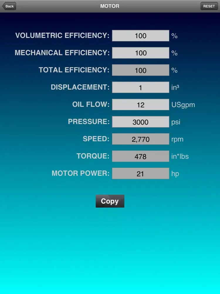 Hydraulic Calculator iPad  Ekran Görüntüleri
